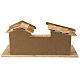 Garmisch wood stable, nordic style, for Nativity Scene with 15 cm characters, 30x60x30 cm s10