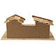 Garmisch stable Nordic style 15 cm wood nativity scene 30x60x30 cm s10