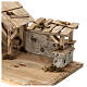 Stalla Sterzing presepe 12 cm stile nordico legno 30x70x30 cm s4