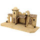 Jerusalem stable, wood and resin, for Nativity Scene with 12 cm characters, 30x70x30 cm s3