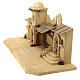 Jerusalem stable, wood and resin, for Nativity Scene with 12 cm characters, 30x70x30 cm s9