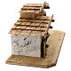 Stalla Absam stile nordico presepe 15 cm legno 30x70x30 s9