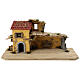 Stalla Oed presepe 12 cm stile nordico legno 35x70x30 cm s1