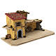 Stalla Oed presepe 12 cm stile nordico legno 35x70x30 cm s5