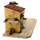 Stalla Oed presepe 12 cm stile nordico legno 35x70x30 cm s6