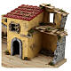 Stalla Schwand stile nordico presepe 15 cm legno 30x70x30 cm s4
