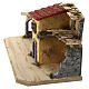 Nordic style Schwand stable, 15 cm wooden nativity scene 30x70x30 cm s5