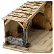 Nordic style Schwand stable, 15 cm wooden nativity scene 30x70x30 cm s7