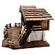 Chiemgau wood stable, nordic style, for Nativity Scene with 20 cm characters, 35x75x45 cm s7