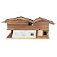 Chiemgau wood stable, nordic style, for Nativity Scene with 20 cm characters, 35x75x45 cm s10