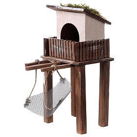 Chatka rybaka, do szopki 6-8 cm, 20x10x12cm