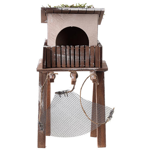 Chatka rybaka, do szopki 6-8 cm, 20x10x12cm 1