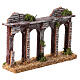 Small aqueduct 19th century style for Nativity Scene with 8 cm characters 15x25x5 cm s3