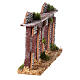 Small aqueduct 19th century style for Nativity Scene with 8 cm characters 15x25x5 cm s4
