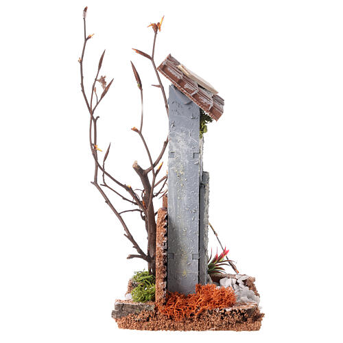 Modular street archway, 10 cm nativity scene, 19th century 20x12x8 cm 4