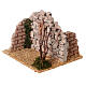 Pared de piedras rurales de yeso belén 8 cm 10x15x10 cm s2