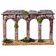 Aqueduct with arches 19th century style for Nativity Scene with 10 cm characters 20x30x10 cm s1