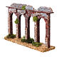 Aqueduct with arches 19th century style for Nativity Scene with 10 cm characters 20x30x10 cm s2