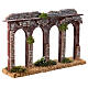 Aqueduct with arches 19th century style for Nativity Scene with 10 cm characters 20x30x10 cm s3