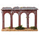 Aqueduct with arches 19th century style for Nativity Scene with 10 cm characters 20x30x10 cm s5