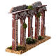 Aqueduct arches 10 cm nativity style 1800s 20x30x10cm s4
