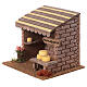 Cheese stall for Nativity Scene with 8 cm characters 10x15x10 cm s2