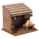 Cheese stall for Nativity Scene with 8 cm characters 10x15x10 cm s3