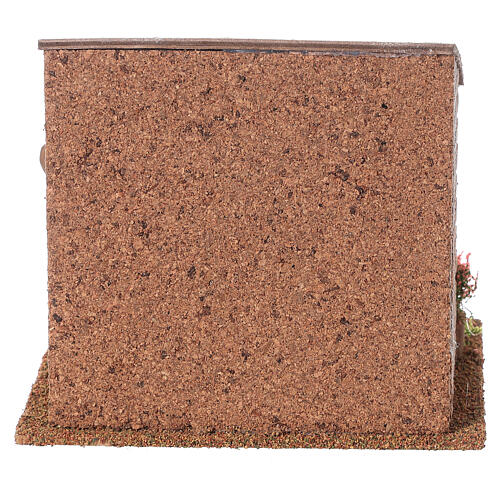 Stoisko z serami do szopki bożonarodzeniowej – wymiary 12x15x12 cm, dla figurek 8 cm 4