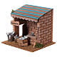 Chiosco pescheria per presepe 8 cm 15x15x15cm s2