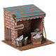 Chiosco pescheria per presepe 8 cm 15x15x15cm s3