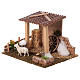 Shed to shear the sheeps for Nativity Scene with 8 cm characters 15x20x15 cm s2