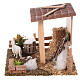Shed to shear the sheeps for Nativity Scene with 8 cm characters 15x20x15 cm s4