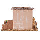 Shed to shear the sheeps for Nativity Scene with 8 cm characters 15x20x15 cm s5