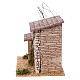 Casa con fienile presepe 8 cm stile rustico 20x20x15cm s3