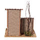 Casa con fienile presepe 8 cm stile rustico 20x20x15cm s6