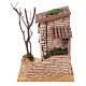 Nineteenth century house with stairs for Nativity Scene with 8 cm characters 20x20x15 cm s3