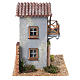 Casita madera con terrazas estilo 800 belén 8 cm 20x20x15cm s5