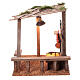 Bottega del salumiere con lanterna presepe 8-10 cm 20x20x15 cm s4
