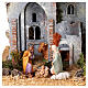 Capanna castello presepe Moranduzzo 10 cm ottocentesco 30x40x30cm s2