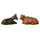 Capanna castello presepe Moranduzzo 10 cm ottocentesco 30x40x30cm s8