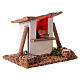 Wood oven with LED light for Nativity Scene with 12 cm characters 10x10x5 cm s3