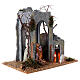 Nineteenth century tower with fire effect for Moranduzzo Nativity Scene with 10 cm characters 20x25x15 cm s4