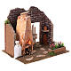 Outdoor wood oven for Nativity Scene with 8 cm characters 15x20x15 cm s3