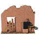 Outdoor wood oven for Nativity Scene with 8 cm characters 15x20x15 cm s5