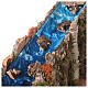 Big waterfall with electric pump for Nativity Scene with 10 cm characters 25x60x20 cm s4