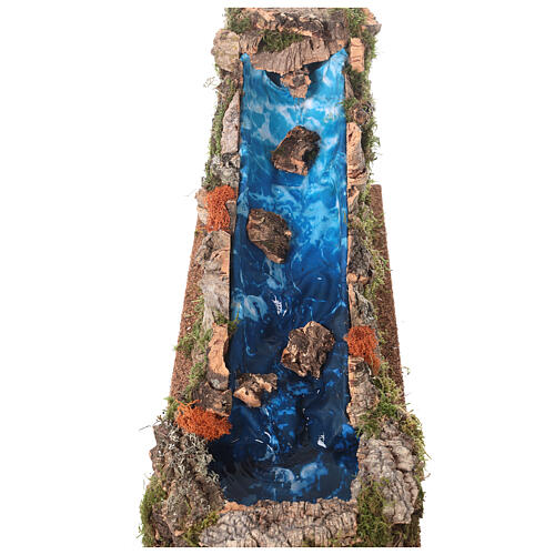 Duża kaskada z pompą, do szopki 10 cm, 25x60x20cm 6