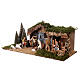 Cabaña con pared de yeso y pinos Moranduzzo 20x55x25cm s4