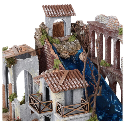 Acueducto fuego belén 10 cm 60x30x40 cm estilo 800 8