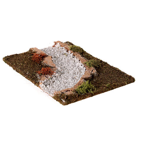 Camino de piedras componible curva izquierda belén 10-12 cm 4