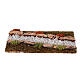 Strada componibile ghiaia bianca diagonale destra presepe 10-12 cm s4
